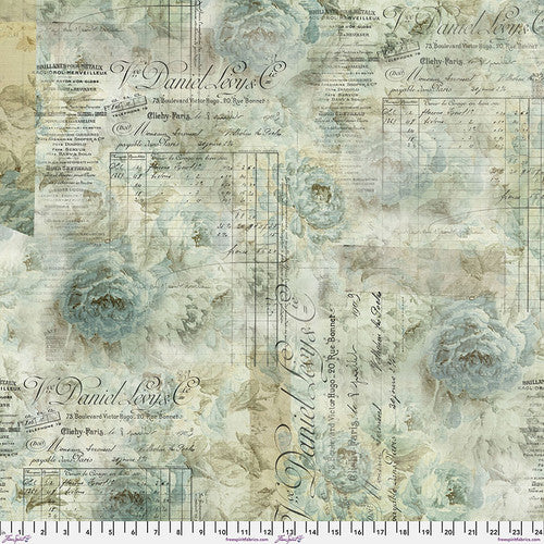 Tim Holtz, Eclectic Elements, Receipt - Aqua || Foundations