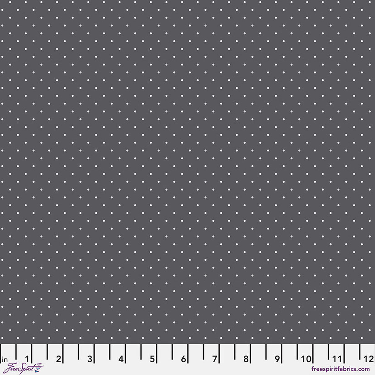 Tiny Dots - Carbon || True Colors Graywork by the yard Pre Order ships late Oct 2025