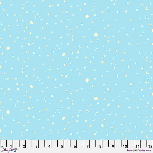 Space Sprinkles - Waterfall || Tula Pink True Colors by the yard