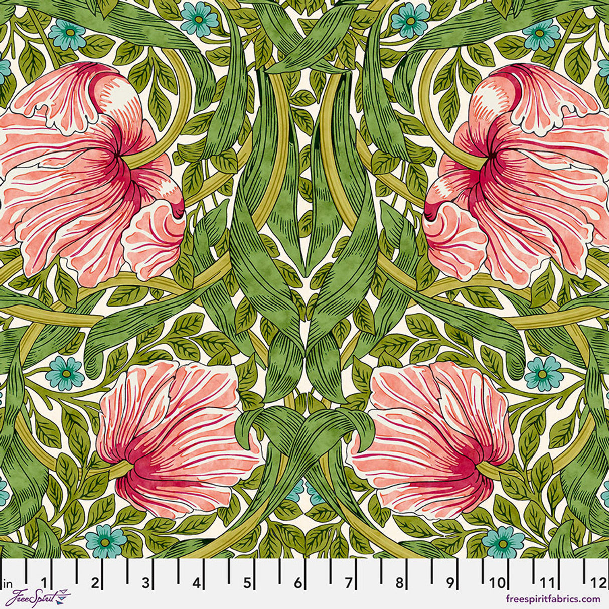 Pimpernel - Green || Bedford Park from William Morris by the yard