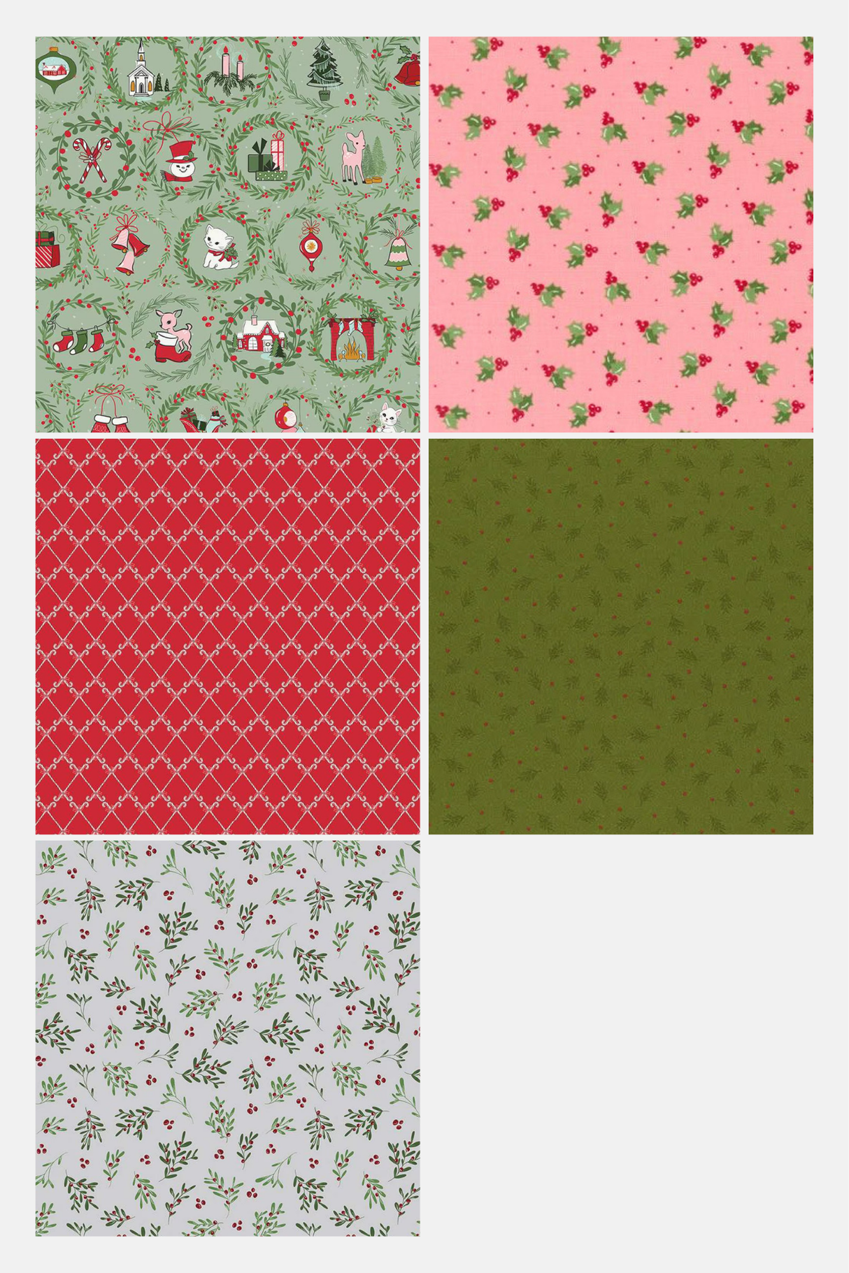 Happy Go Lucky Mistletoe Bundle with or without pattern