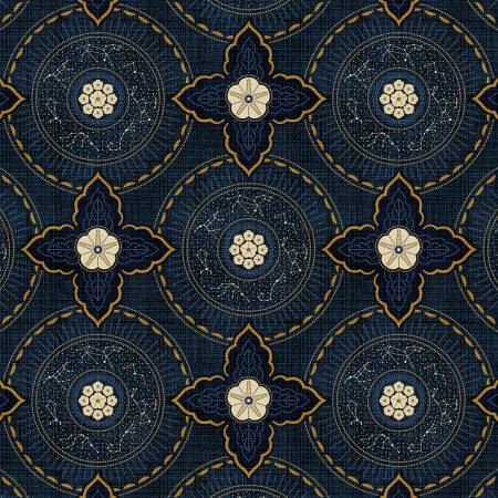 Navy Medallion from Marcus Fabrics