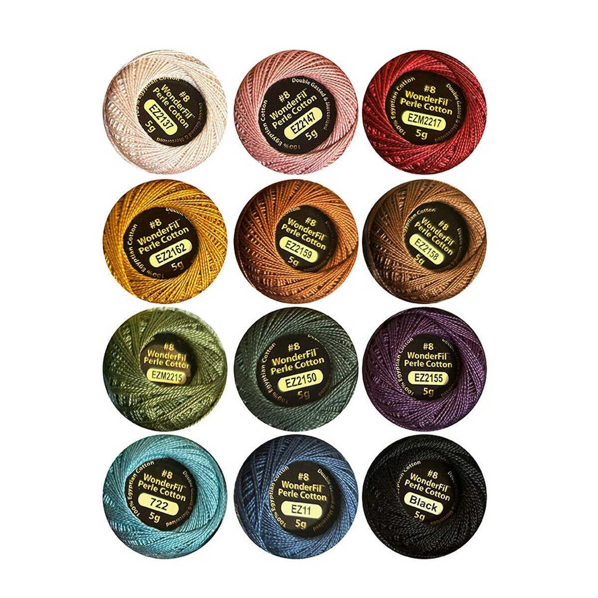 Pre Order Wool & Whimsy Thread Pack, Coordinates with our Wool BOM Program