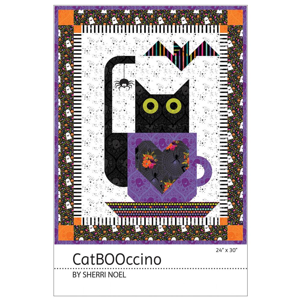 CatBOOccino Quilted Wall Hanging Pattern