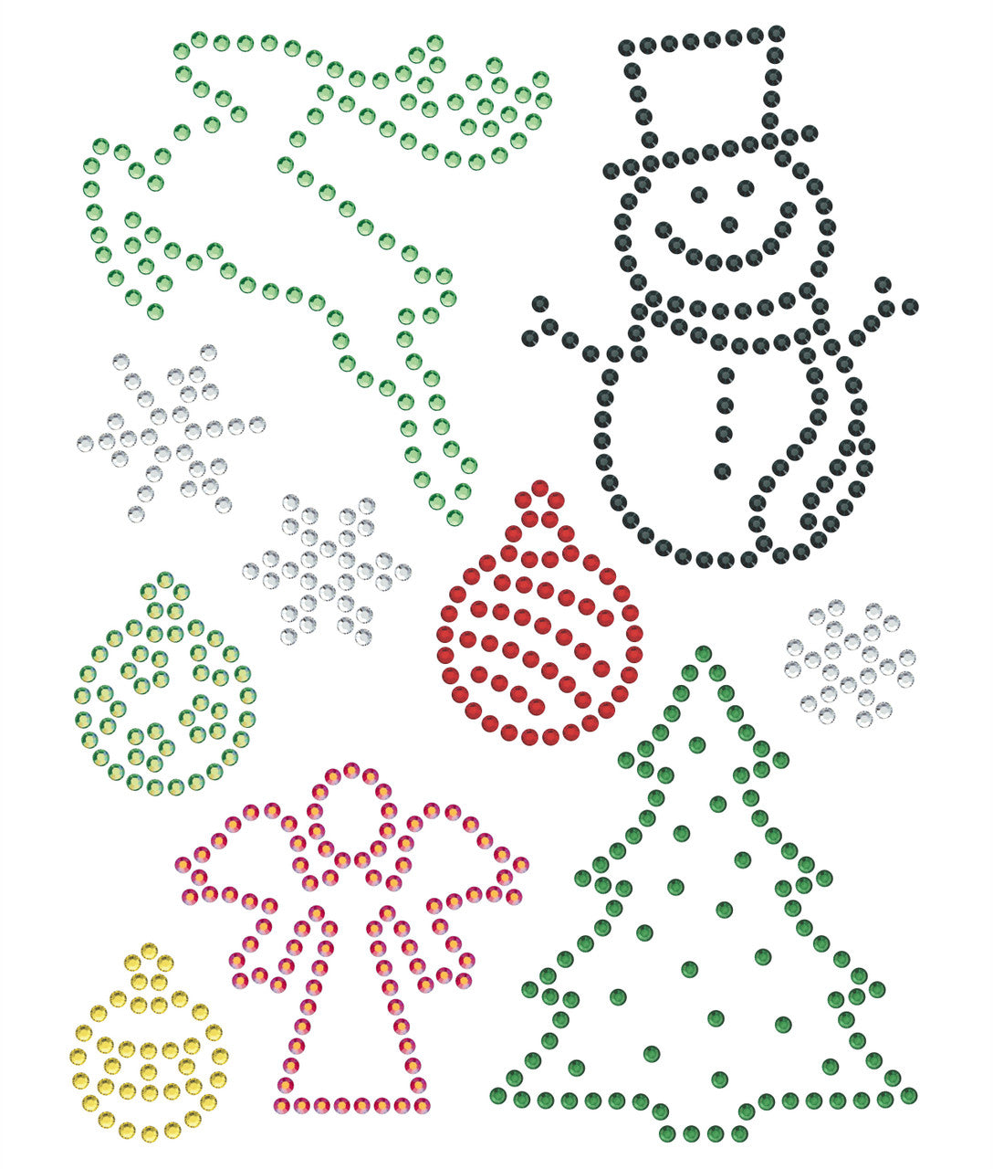 Rhinestone Genie, Christmas Template