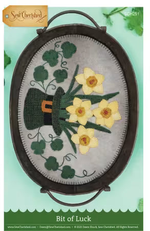 Bit of Luck Wool Applique Table Matt Pattern