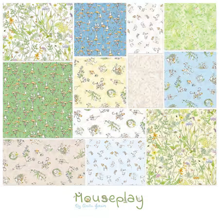 5in Squares Mouseplay, 42pcs from Clothworks