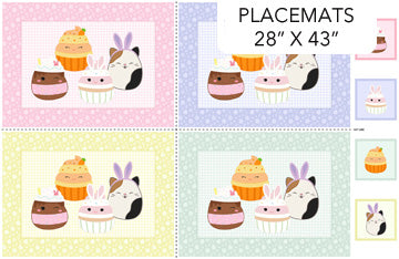 Squishmallows Placemat Panel from Northcott