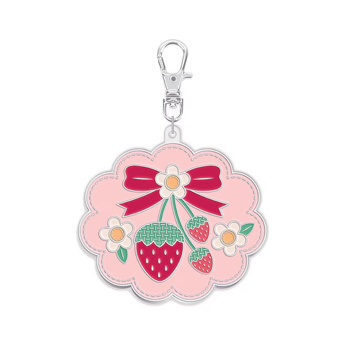Lori Holt Enamel Happy Charm™ Strawberry Crush