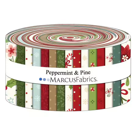 2.5in Strips, Peppermint & Pine, 40pcs
