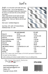Surf'n Quilt Pattern