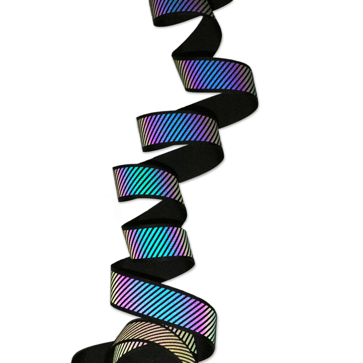 Reflective Diagonal Stripe Webbing 3 Yard Pack