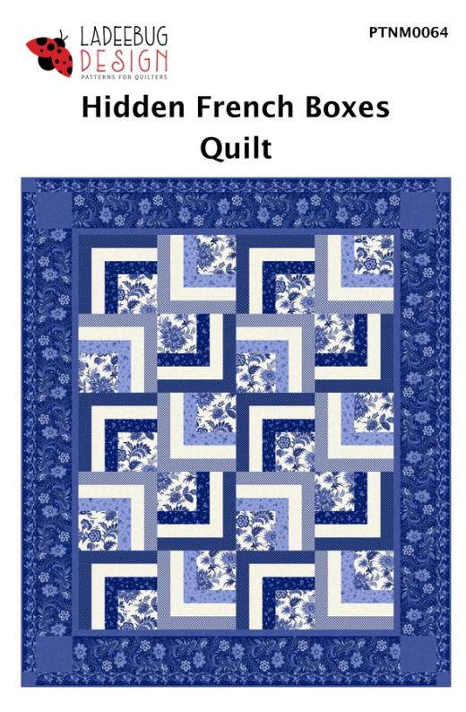 Hidden French Boxes Quilt Printed Pattern