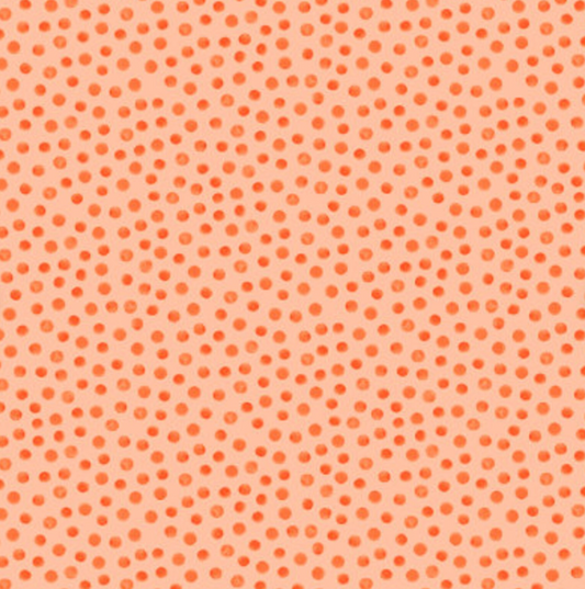 Tonal Dot Light Coral Fabric by Suzybee by the Yard