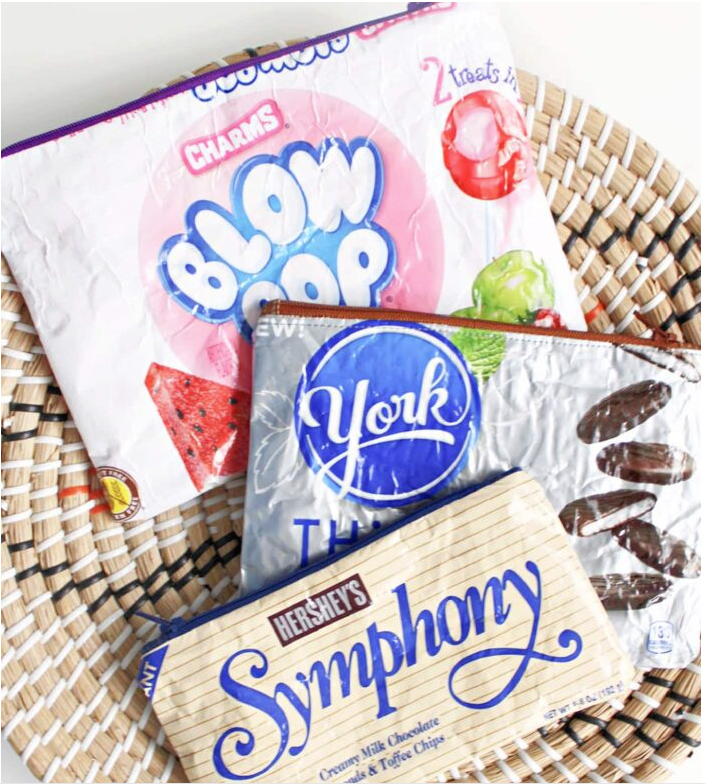 Halloween Upcycled Candy Bag Zip Pouch one session  October 4, 10:30am-4pm