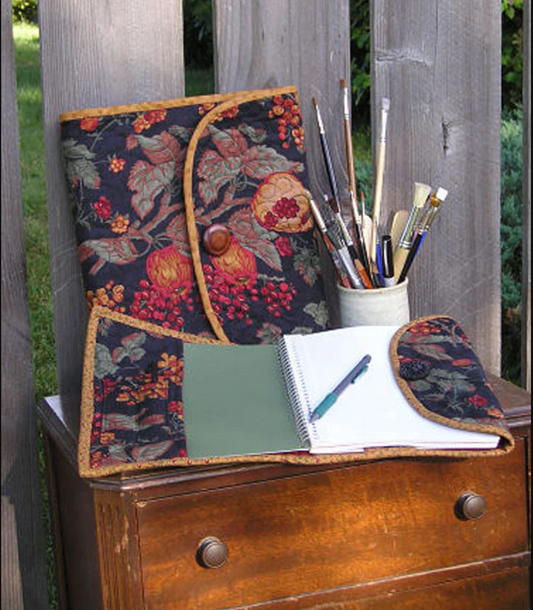 Sat January 18, 10:30-4  Let's Wrap it to go and Make a Notebook Cover...Beginner Friendly