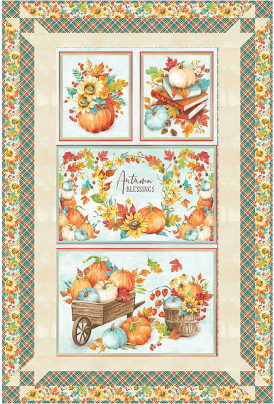 Autumn Blessings, Wall Hanging Quilt Kit