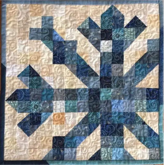 Winter Snowflake Quilted Wall Hanging- learn to use fusible grid All SUPPLIES PROVIDED November 7, 10:30-4