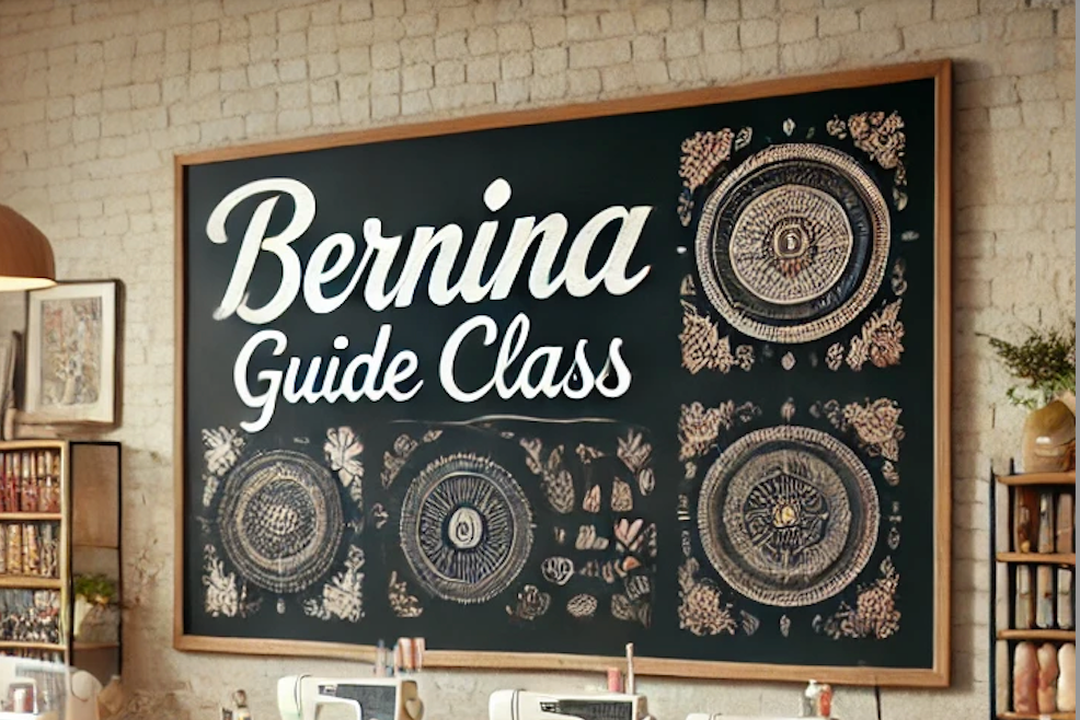 Fall in Love Your BERNINA 4, 5 and 7 series Guide Class #1 April 4, 2-5