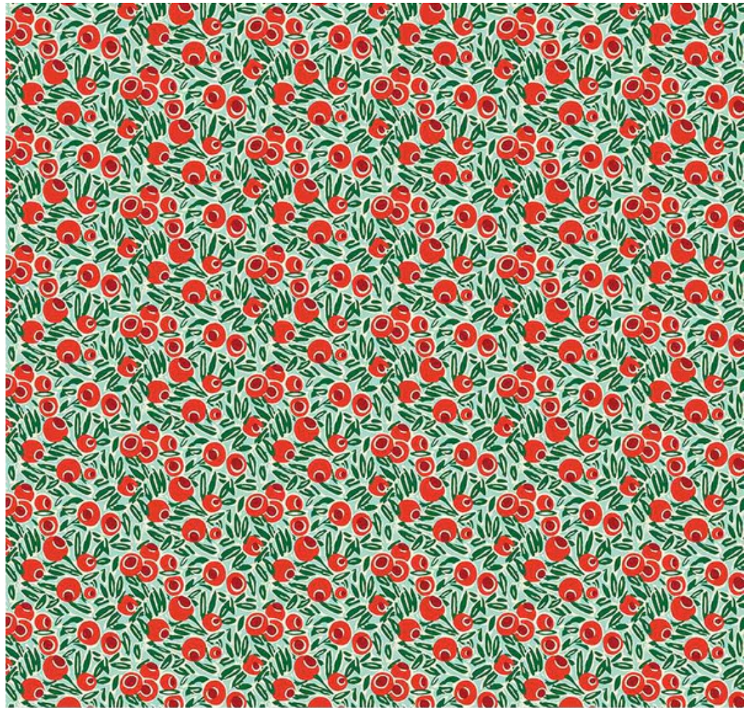 Festive Fair Yew Berries A, Liberty Fabrics for Riley Blake, by the yard