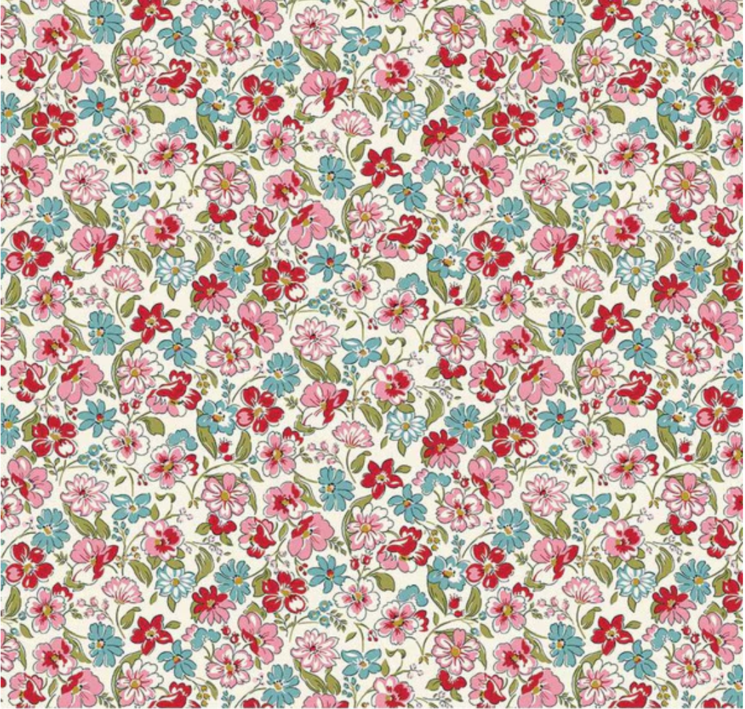 Liberty heirloom Collection 4 Floral joy C, Liberty Fabrics for Riley Blake, by the yard