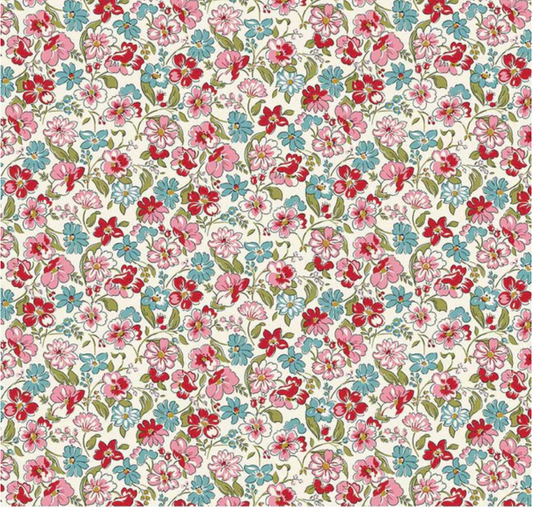 Liberty heirloom Collection 4 Floral joy C, Liberty Fabrics for Riley Blake, by the yard