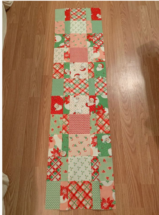 Two by Three Holiday Table Runner Class- $65.00, Saturday December 14 10:30am-4pm