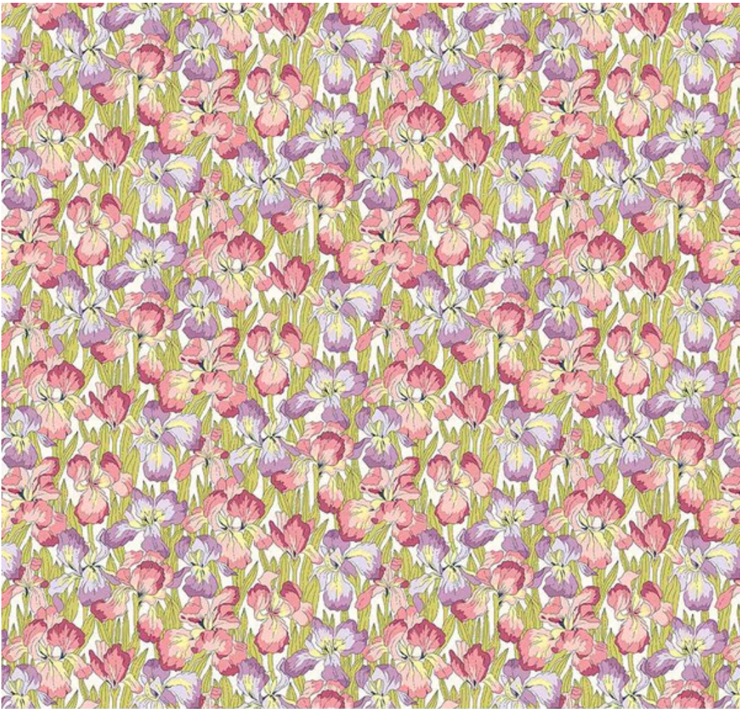 Postcard from the Highlands Iris Muriel A -Liberty Fabrics for Riley Blake by the yard