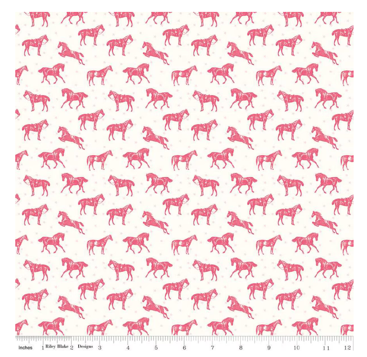 Bluegrass Charm Horses Cloud from Riley Blake by the yard