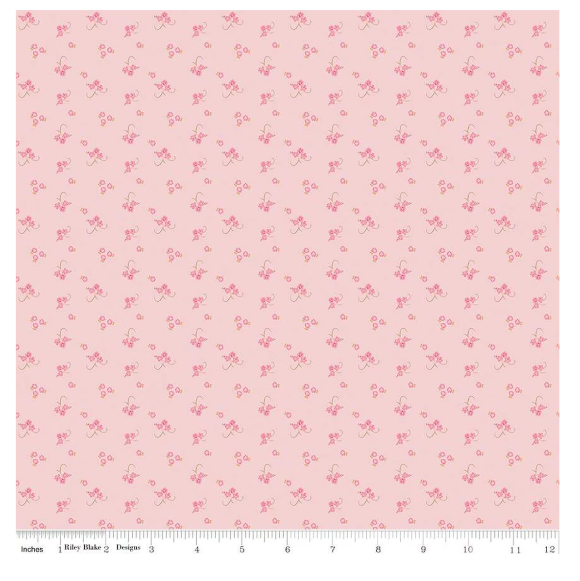 Bluegrass Charm Floral Pink from Riley Blake by the yard