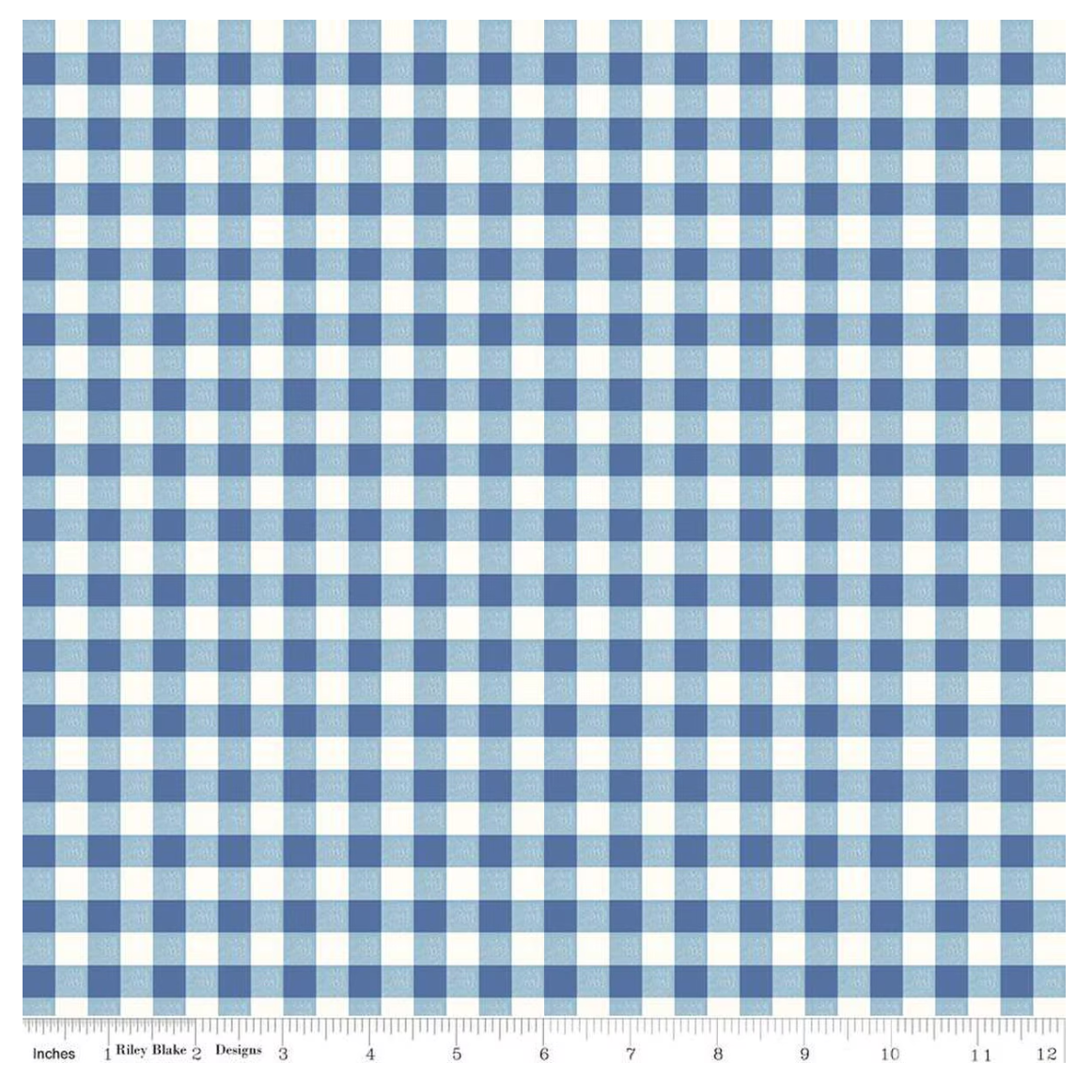 Bluegrass Charm Gingham Blue from Riley Blake by the yard