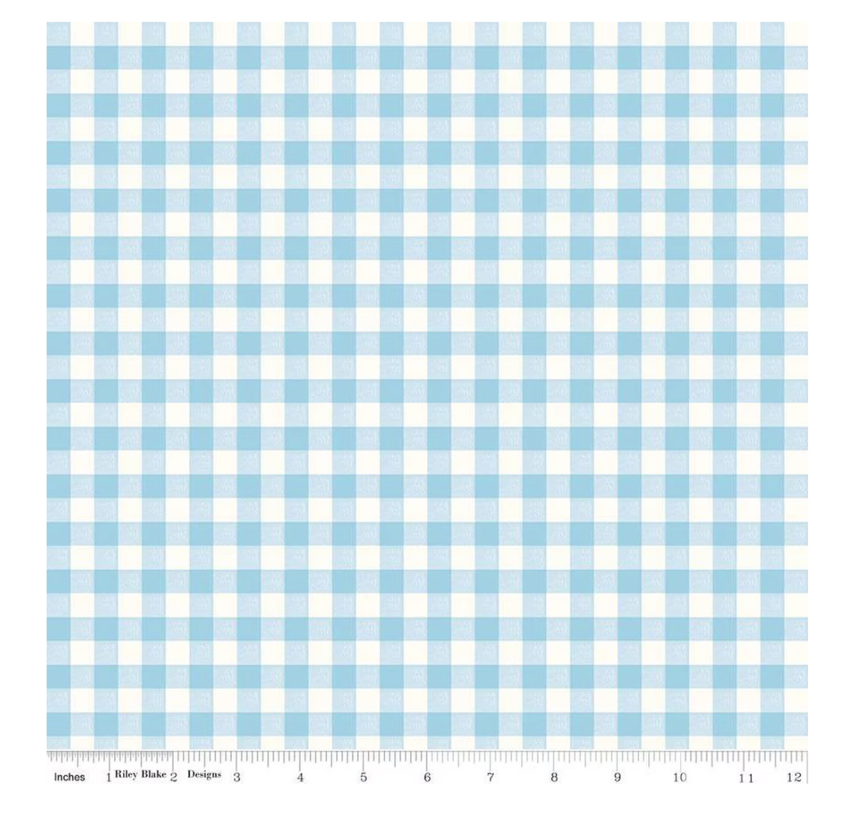 Bluegrass Charm Gingham Sky from Riley Blake by the yard