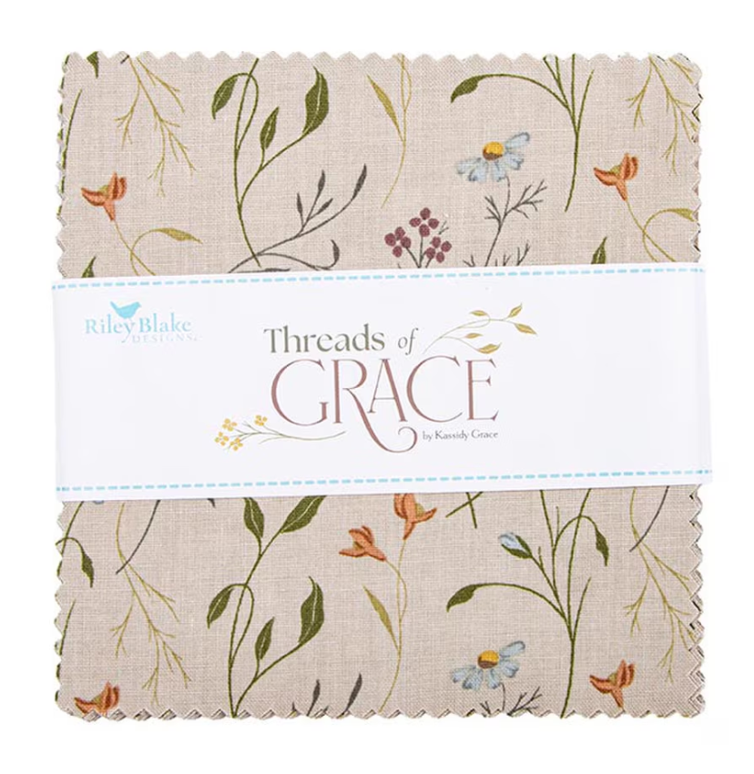 Threads of Grace 5" Stacker from Riley Blake