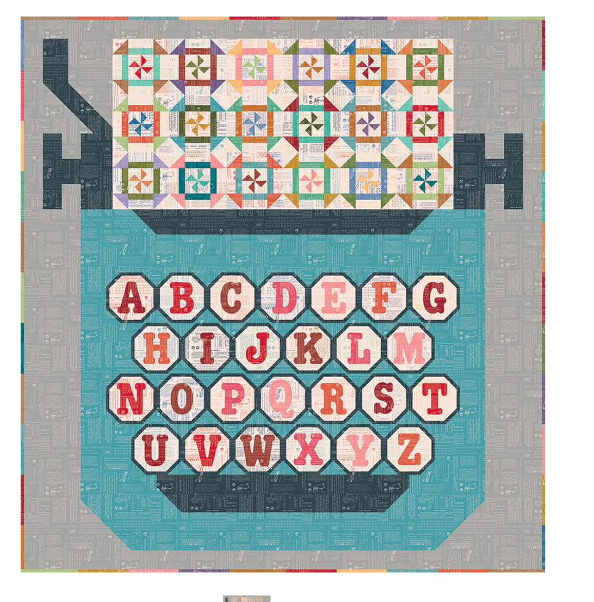 Just My Type Quilt Kit from Lori Holt for Riley Blake