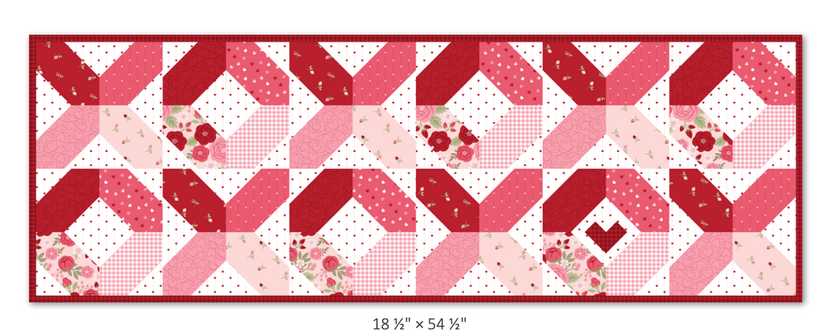 Hugs & Kisses Table Runner Class – All Supplies Included! Saturday January 10, 10:30-4