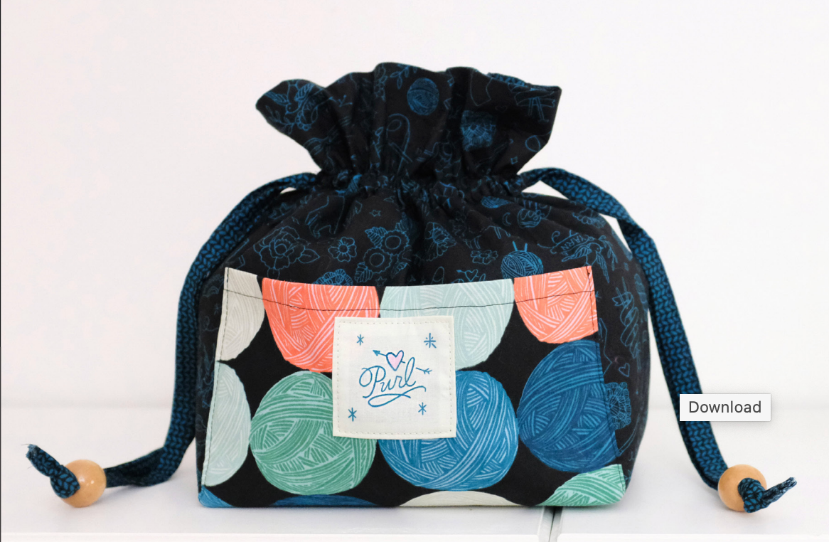 Beginner Sewing: Drawstring Project Bag, March 19,  5:30pm-6pm Supply list attached
