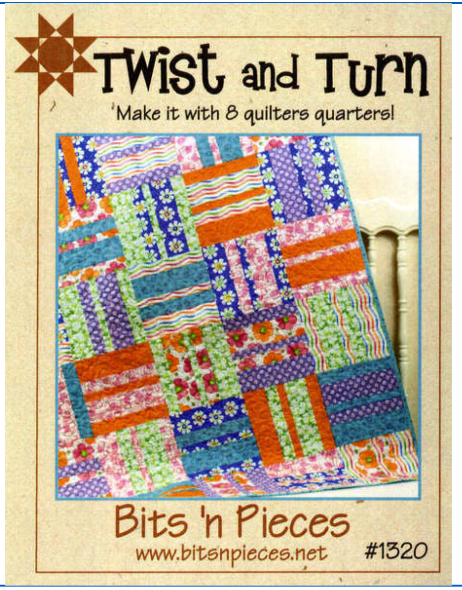 Twist and Turn Beginner Quilt Pattern