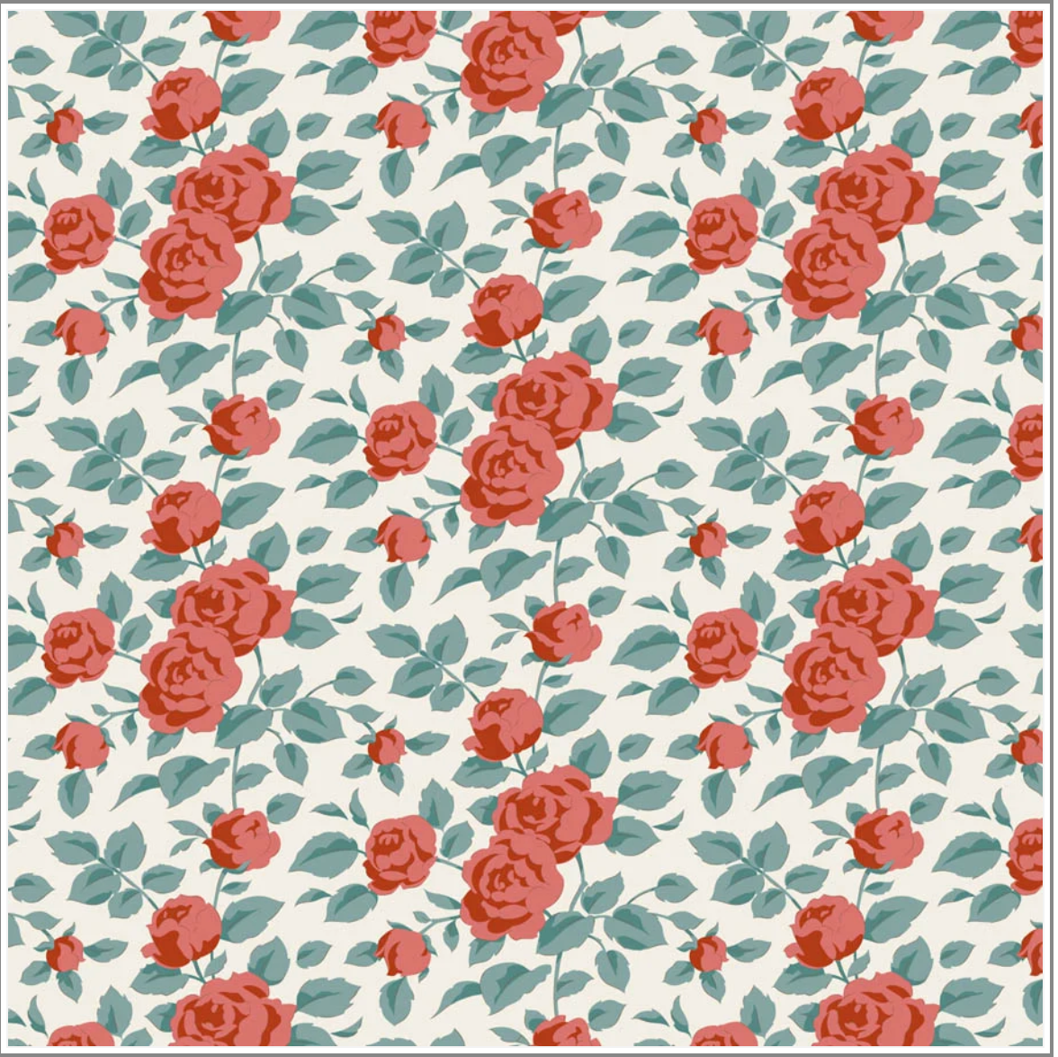 Pre Order Margot Rust - Village Life by Tilda Fabrics -by the yard (Preorder) fulfilled October 2026