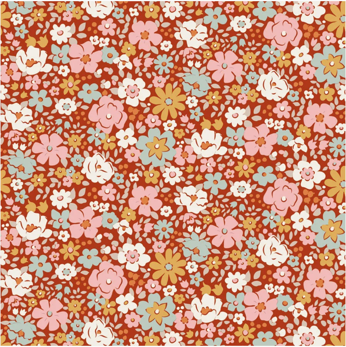 Pre Order Esther Rust - Village Life by Tilda Fabrics fulfilled October 2026