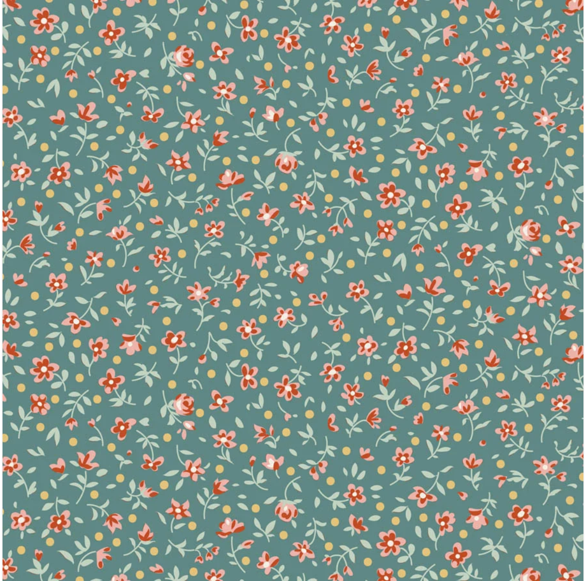 Pre Order Mae Teal - Village Life by Tilda Fabrics - fulfilled October 2026