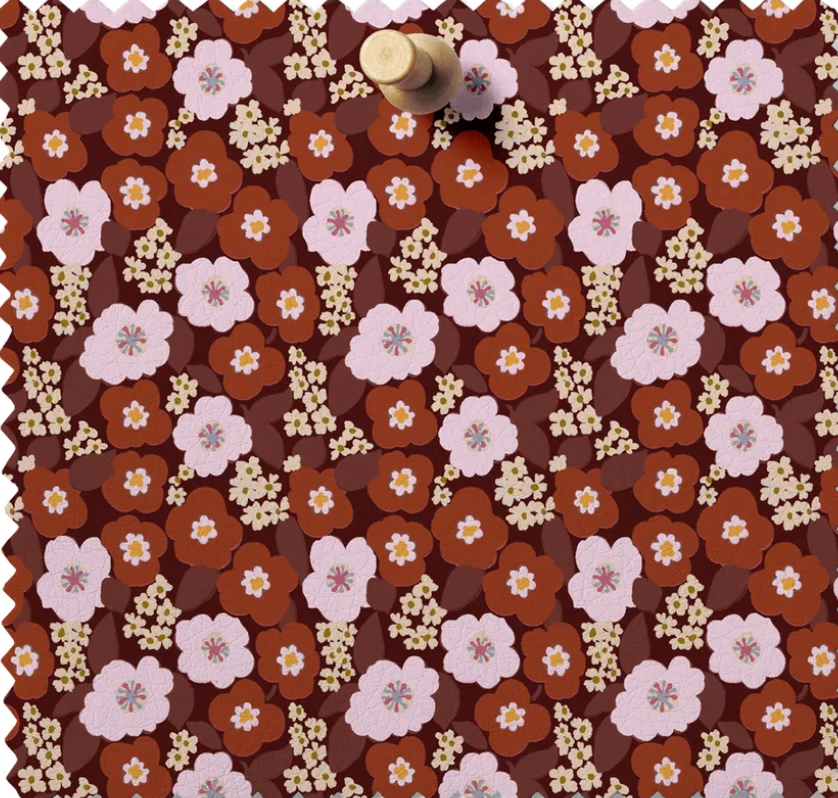 Pre Order Kitchen Garden- Chestnut Parlor Collection by the yard from August Ellery Fulfilled Sept 2026