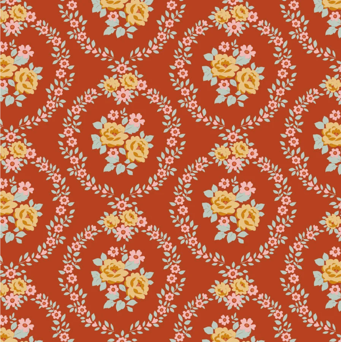 Pre Order  Mable Rust - Village Life by Tilda Fabrics - fulfilled October 2026