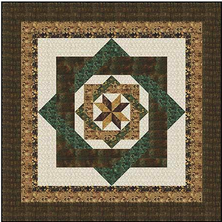 Tranquil Patina from Moda, Labyrinth Quilt Kit.