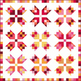 Kick off Jelly Roll Week with Barb and the Star Flower Quilt, 2 sessions Tuesdays 9/15 and 9/29 5-8pm