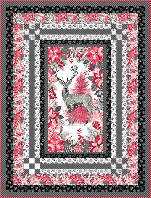 BLANK QUILTING FABRICS HOLIDAY STYLE STELLA VIEW QUILT KIT