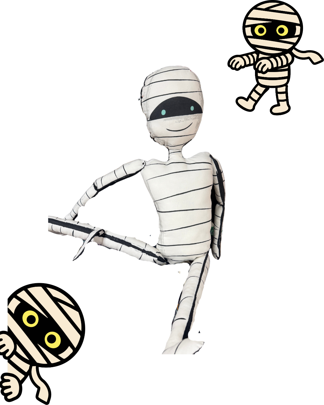 Frank and Friends Mummy Panel from Riley Blake