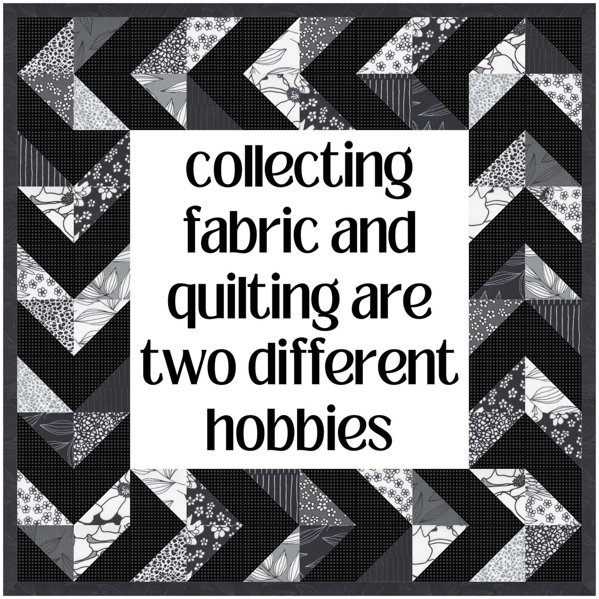 Collecting Fabric Quilt Pattern and Fabric Panel