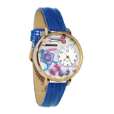 Crochet 3D Watch | Handmade in USA | Gold or Silver Finish: Silver