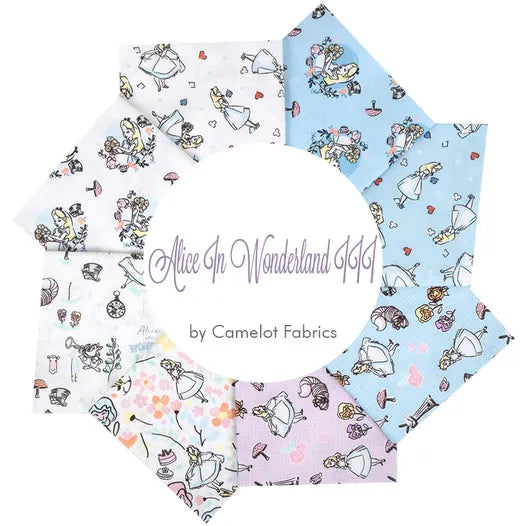 Alice in Wonderland III Fat Quarter Bundle Camelot Fabrics