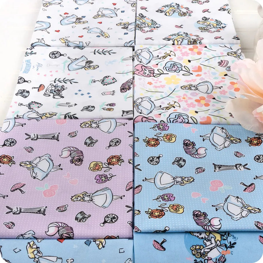 Alice in Wonderland III Fat Quarter Bundle Camelot Fabrics